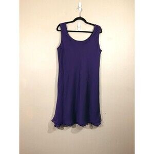 VTG Womens Midi Sheath Dress 16 Purple Whimsygoth Fairy Grunge 90s Party Goth